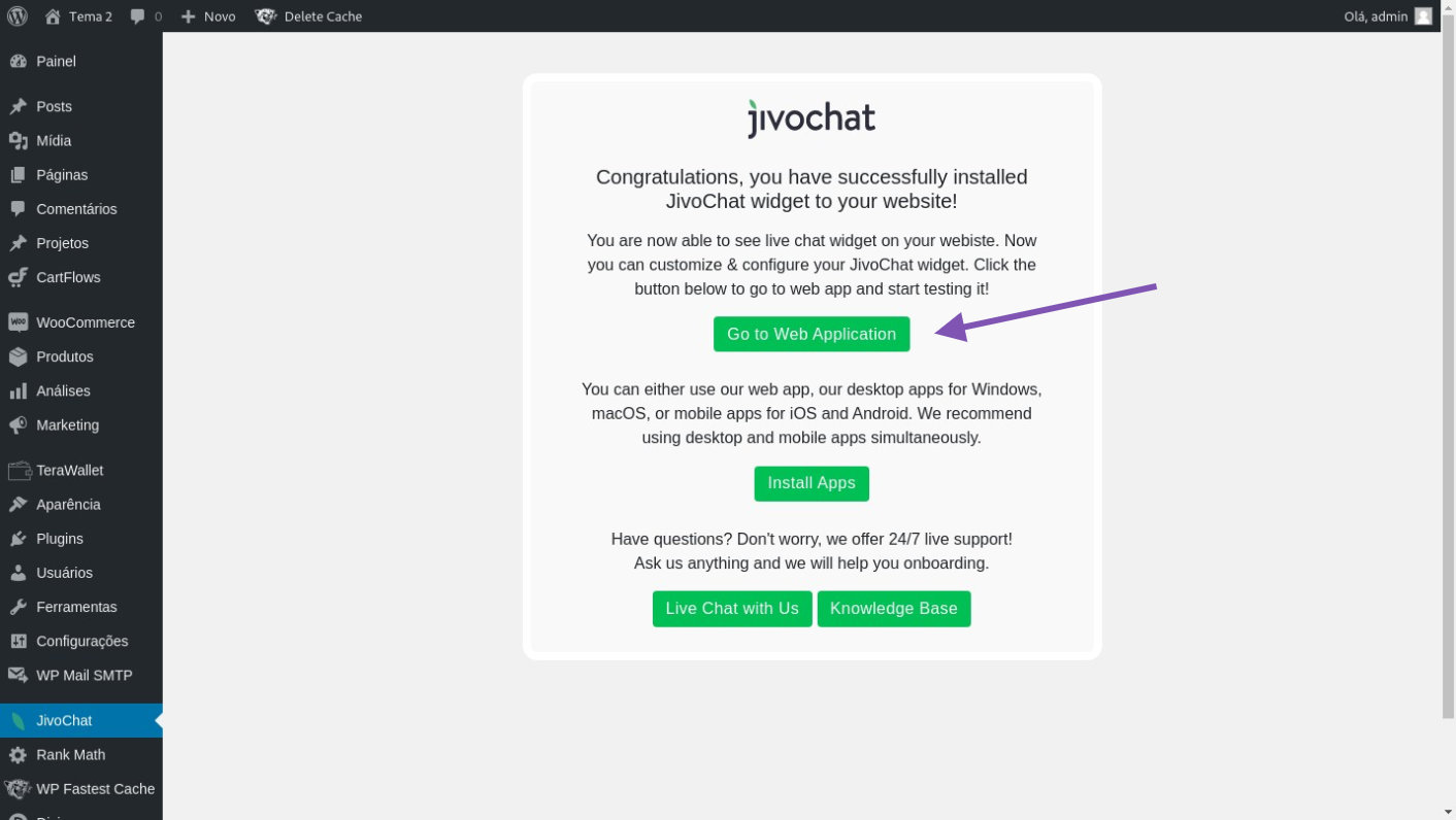 Wordpress completo jivochat loja virtual woocommerce 12