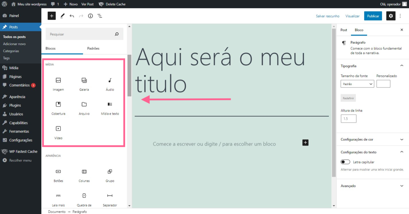 Wordpress completo aprenda a usar o editor gutenberg do wordpress 16