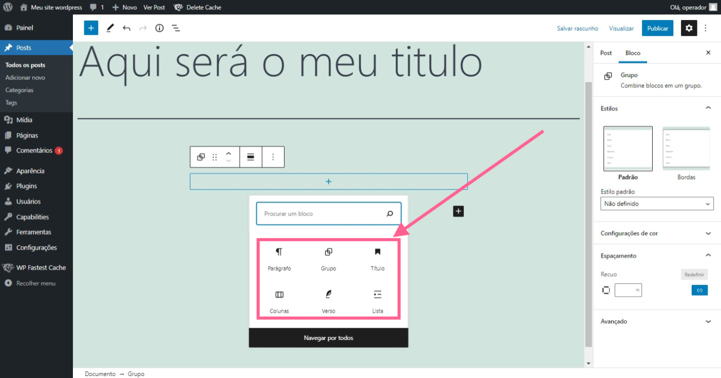 Wordpress completo aprenda a usar o editor gutenberg do wordpress 26