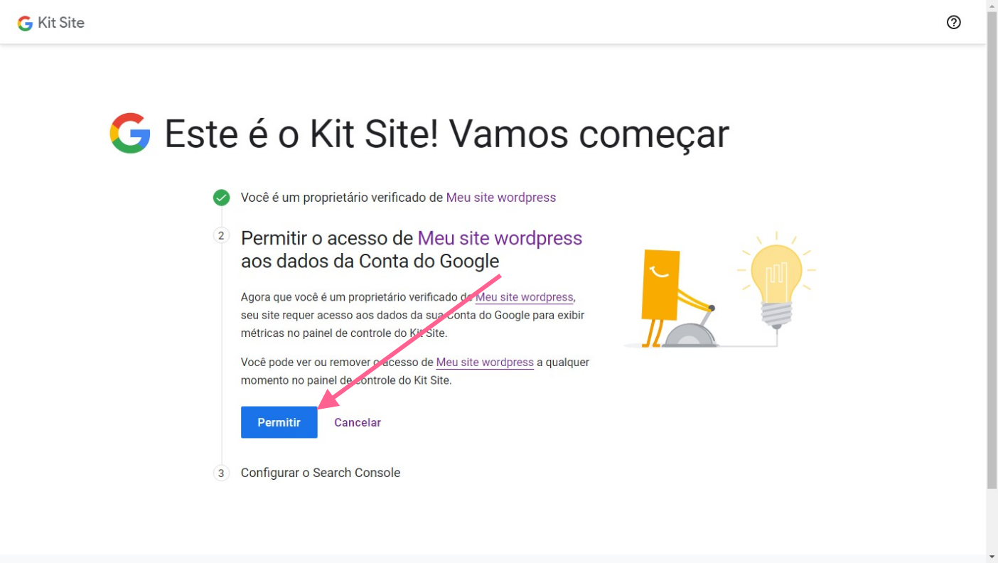 Wordpress completo como configurar google analytics em seu wordpress woocommerce passo 8