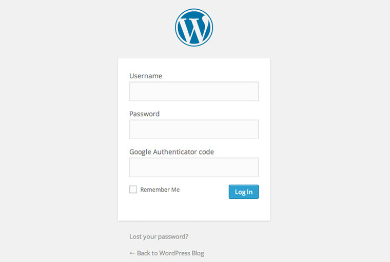 Wordpress completo authentication